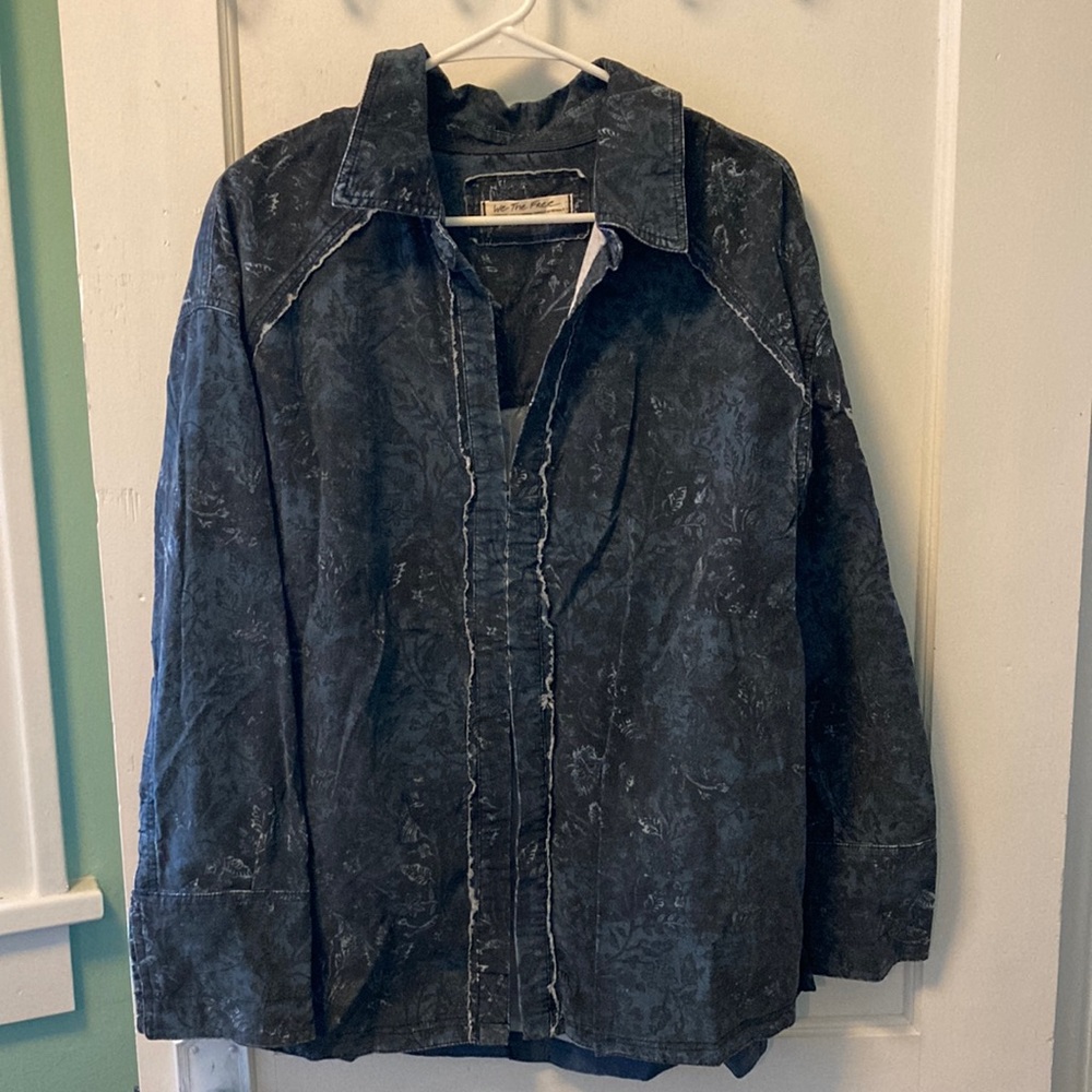 We The Free Marianne Printed Cord Shirt